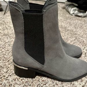 Grey Calvin Klein Booties